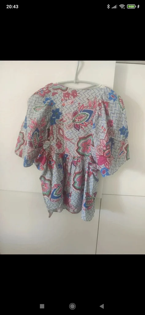 Top chemisier floral bordado M da Zara – photo 5